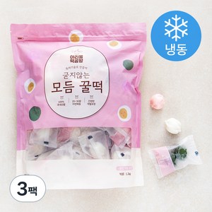 아리울떡공방 굳지않는 모듬 꿀떡 (냉동), 3팩, 1.2kg