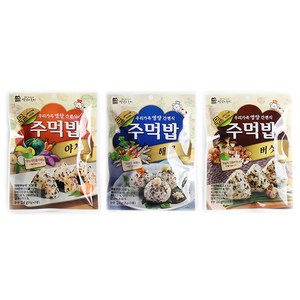 맛있는풍경 주먹밥 야채 + 버섯 + 해물, 72g, 1세트