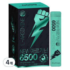 라이프힐 NEW 아르기닌 6500, 300g, 4개