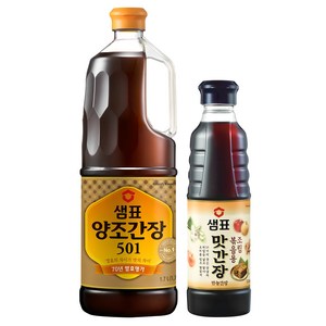 샘표 양조간장 501 1.7L + 맛간장 500ml 세트, 1세트