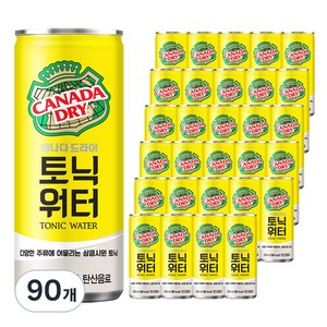 캐나다드라이 토닉워터, 250ml, 90개