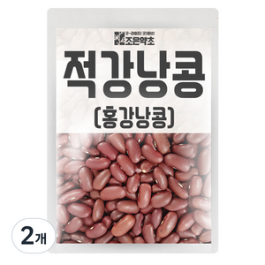 조은약초 홍강낭콩 적강낭콩, 1kg, 2개