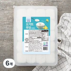 풍요한아침 아이젤 요거트푸딩, 1kg, 6개