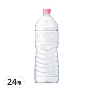 아이시스 8.0 ECO 생수 무라벨, 2L, 24개