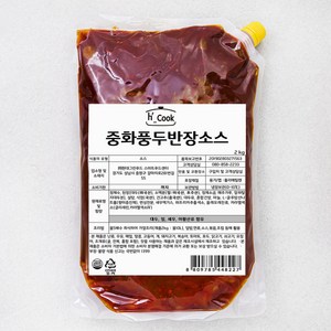 에이치쿡 중화풍 두반장 소스, 2kg, 1개