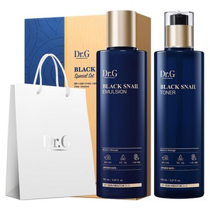 닥터지 블랙 스네일 토너 150ml + 에멀전 150ml 스페셜 선물세트, 1세트