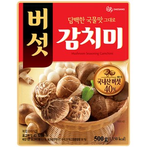 청정원 버섯감치미, 500g, 1개