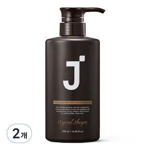 제이숲 실크 케라틴 단백질 샴푸 피오니향, 500ml, 2개