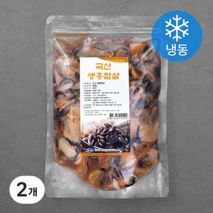 국내산 생홍합살 (냉동), 500g, 2개