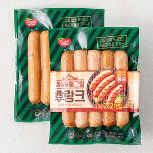 동원에프앤비 동원 캠핑&통그릴 후랑크, 250g, 2개입