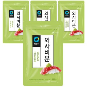 청정원 와사비분, 200g, 4개