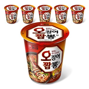 오징어짬뽕 컵 67g, 6개