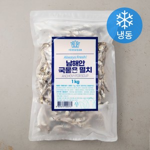 이어수산 남해안 국물용 멸치 (냉동), 1kg, 1개