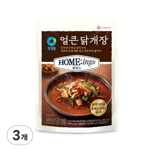 호밍스 청정원 얼큰 닭개장, 450g, 3개