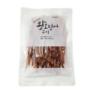 더먹다 왕오징어구이, 120g, 1개