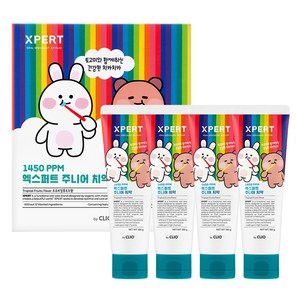 크리오 엑스퍼트 고불소 주니어 치약 트로피칼후르츠향 4p, 400g, 1개