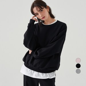 ELLE PARIS 데일리 기모 스웻셔츠