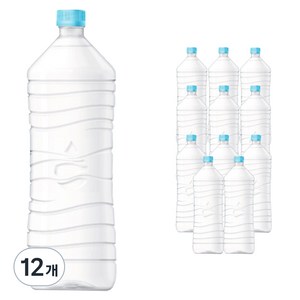 롯데칠성음료 하늘샘 생수 무라벨, 2L, 12개