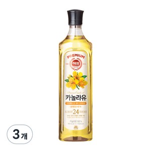 해표 카놀라유, 900ml, 3개