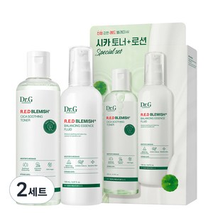 닥터지 레드 블레미쉬 시카 토너 200ml + 로션 150ml 세트, 2세트