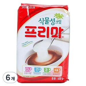 Frima 식물성크림 프리마, 500g, 1개입, 6개