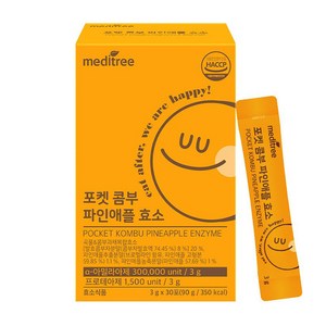 메디트리 포켓 콤부 파인애플 효소 30p, 90g, 1개