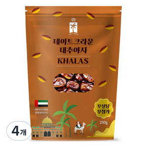 데이트크라운 칼라스 대추야자, 4개, 250g