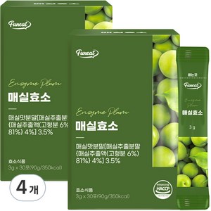 퍼니트 매실효소 30p, 90g, 4개