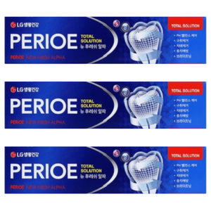 페리오 뉴 후레쉬 알파 치약, 170g, 3개