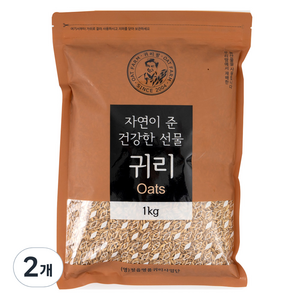 귀리팜 정읍명품 귀리, 1kg, 2개