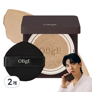 OBge 퍼펙트 옴므 쿠션 SPF50+ PA+++ 15g, 1호 아이보리, 2개