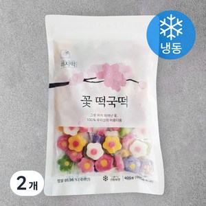 미지푸드 미지떡 꽃 떡국떡 (냉동), 400g, 2개