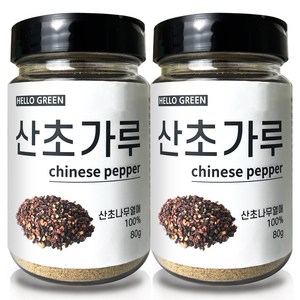 헬로우그린 산초가루, 80g, 2개