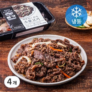 백종원의 본가 소불고기 (냉동), 250g, 4개