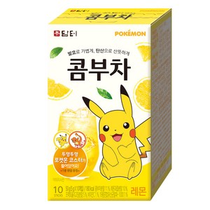 담터 포켓몬 콤부차 레몬, 5g, 10개입, 1개