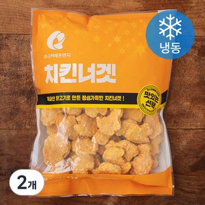 마니커에프앤지 치킨너겟 (냉동), 1kg, 2개