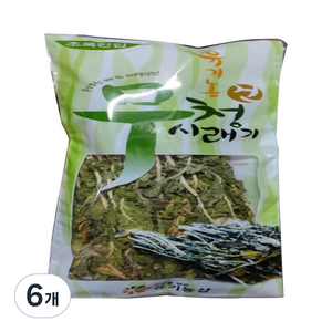 건무청 시래기, 100g, 6개