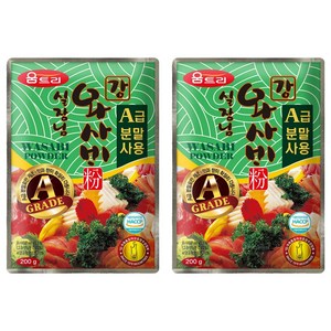 [움트리] 실장님강와사비분, 200g, 2개
