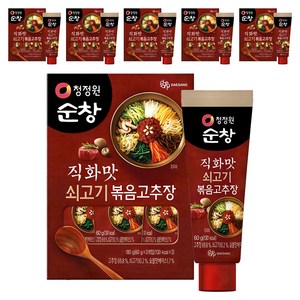 청정원순창 직화맛 쇠고기 볶음고추장 3p, 180g, 6개