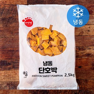 식재료마당발 중국 단호박 (냉동), 2.5kg, 1개입, 1개