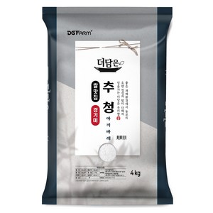 더담은 2024년산 햅쌀 경기미 추청 아끼바레 쌀, 특, 4kg, 1개