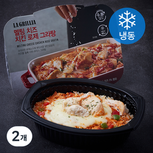 라그릴리아 멜팅치즈 치킨 로제 그라탕 (냉동), 360g, 2개