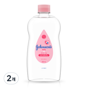 존슨즈베이비 오일, 500ml, 2개