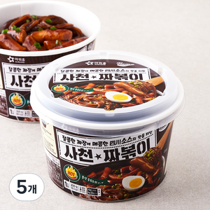 아워홈 사천 짜볶이, 300g, 5개