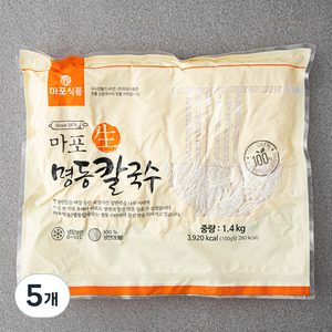 마포식품 생 명동칼국수 7인분, 1.4kg, 5개