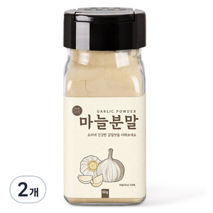 바른미각 마늘 분말, 2개, 60g