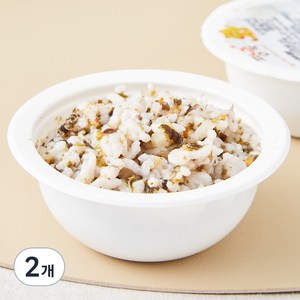 짱죽 완료기 13개월부터 이유식 김모듬야채밥, 180g, 2개, 혼합맛(김/모듬야채)