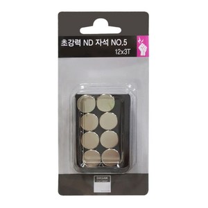 다산사무기 초강력ND자석 12mm x 3T 8입, 1개