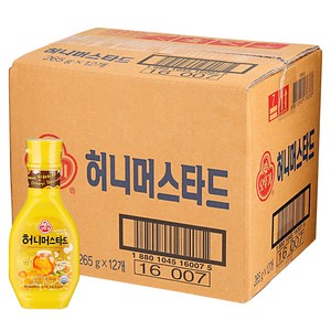 오뚜기 허니머스타드 소스, 265g, 12개