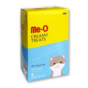 MeO 고양이 크리미 짜먹는 간식, 치킨 + 리버, 60g, 96개